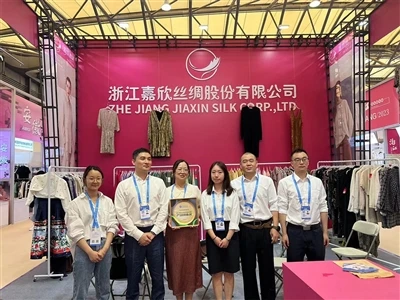 JIAXIN Silk dalyvauja 31-ojoje Rytų Kinijos mugėje – 2023 Šanchajus